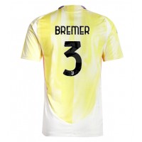 Camisa de Futebol Juventus Gleison Bremer #3 Equipamento Secundário 2024-25 Manga Curta